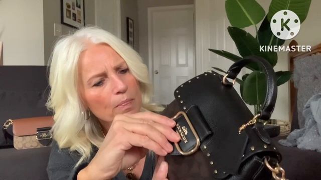 Bag Reveal: Coach Morgan Top Handle Satchel In Colorblock Signature Canvas With Rivets смотреть онлайн