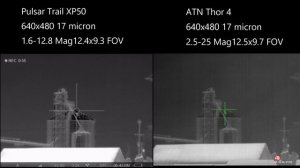 Fox Optic Comparing ATN Thor 4 25-25 to Pulsar XP50 Trail Thermion 640x480 Thermal Sights