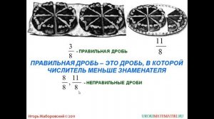 Правильные и неправильные дроби | Математика 5 класс #25 | Инфоурок