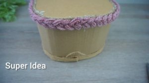 Замечательная Корзина - Органайзер из Джутового Шпагата своими руками