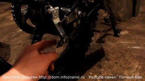 Как отрегулировать задний барабанный тормоз мотоцикла? На примере Yamaha YBR 125
