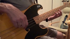Fender Japan ‘51 RI P-Bass, jamming along to “ Grab This Thing” by The Mar-Keys