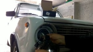 Установка светодиодных (LED) ламп H4.