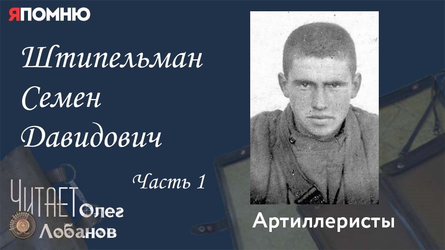 Штипельман Семен Давидович. Часть 1. Проект "Я помню" Артема Драбкина. Артиллеристы.