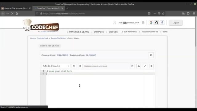 Q11 - Reverse Number | Sharping Skills | CPinPython