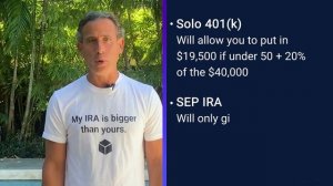 Tax Attorney's Take  - Solo 401(k) vs SEP IRA