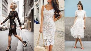 НЕВЕРОЯТНО ШИКАРНЫЕ КРУЖЕВНЫЕ ПЛАТЬЯ И САРАФАНЫ 2021/МОДА НА ЛЕТО 2021