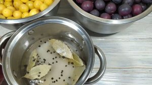 Алыча на зиму-два способа заготовки алычи ,консервация алычи