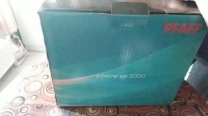 Мая новая машина Pfaff admiere Air 5000