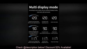 Buy WiiYii HUD M6S Car Head up display Auto Electronics KM/h MPH OBD2 Overspeed Security Alarm wind