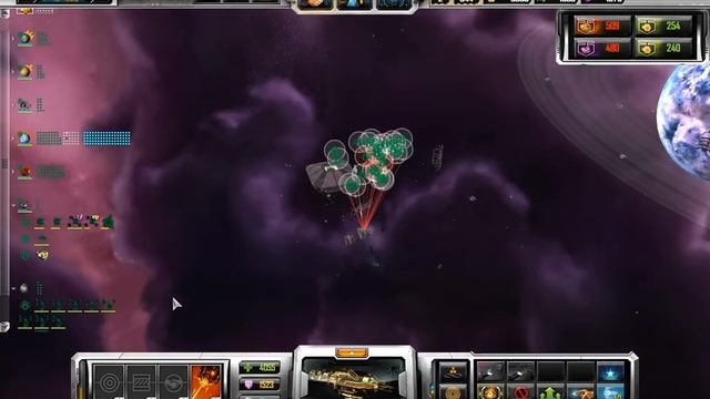 Sins of A Solar Empire: Entrenchment - Starbase versus large fleet смотреть онлайн