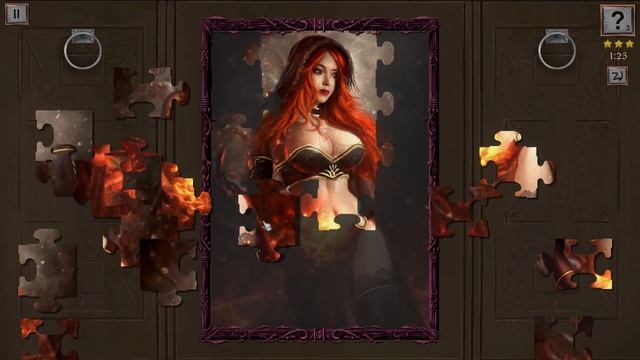 dark fantasy jigsaw puzzle/buenos puzzle смотреть онлайн