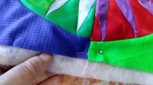 Коврик из блоков красавица Нью Йорка и маленькая салфеточка в технике крейзи.