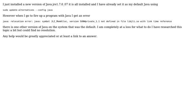 Ubuntu: New java version installation run error смотреть онлайн