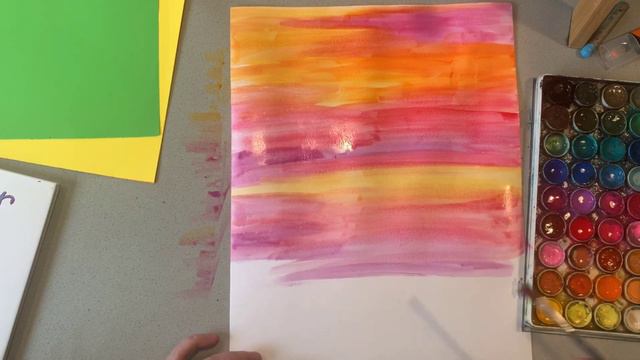 ART VIDEO: How to collage and paint like PAUL KLEE with Kerri Bevis #artlife #artteacher #art