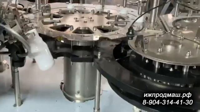 Триблок розлива молока  Производительность 1500 бутылок в час