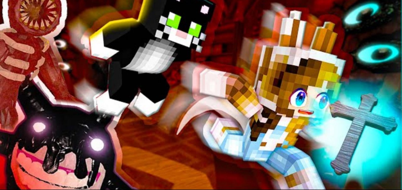 Кролик Баффи и Кот Малыш играют в роблокс двери.Roblox doors.Видео не моё