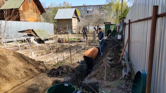 Монтаж септика - ЕВРОЛОС ЭКО 6 смотреть онлайн