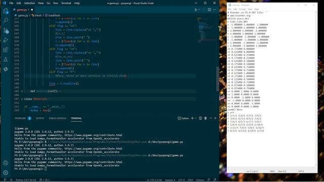 OpenGL with Python 5: Loading Obj Models