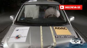 Teste de Colisão Nissan Tiida Sedan - Crash Test Br