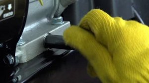 Как заменить масло на снегоуборочной машине HUTER