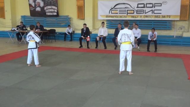 Миша - кубок Н Тагила 1 бой туль тхэквондо итф-гтф 23.04.2016 смотреть онлайн