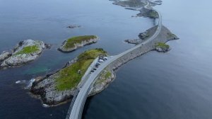 Most beautiful road of the world: Atlantic ocean road