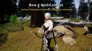 SKYRIM CrossBow / Bow(AGO) Combat / Non Combat Animation