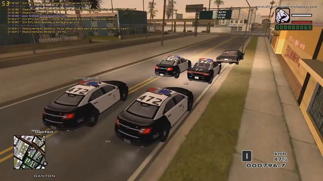 [CoA.RP] Pursuit on blue Savanna and basic felony stop! смотреть онлайн