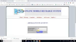 Online Mobile Recharge System | Asp.net | Visual studio 2010 | SQL Server 2008