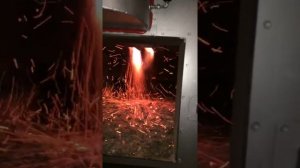 Работа газогенераторного котла Focus на покрышках