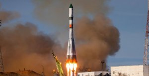 Пуск ракеты «Союз-2.1а» с грузовым кораблем «Прогресс МС-25».