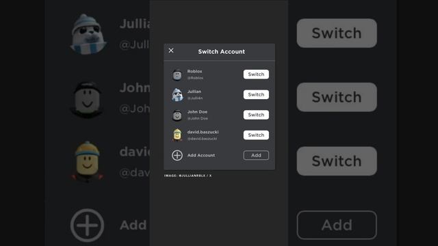 Switch between your #Roblox alts with the new Account Switcher, coming soon! ? смотреть онлайн