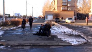 Задержание дебоширов у "Соседдушки"