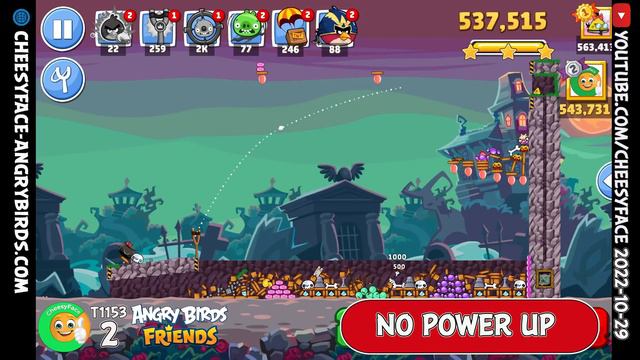 Angry Birds Friends Level 2 Tournament 1153 NO Power UP Walkthrough смотреть онлайн