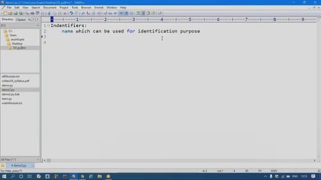 Intro to Python | Platform Independent and portable | Features of Python | Naming Identifiers