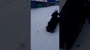 Опробуем снегоход "пегас"