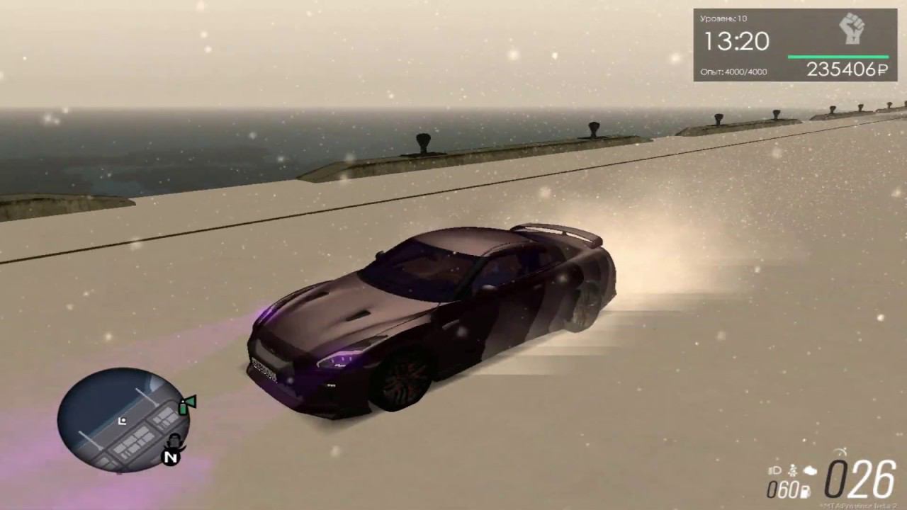 МТА Провинция РП Проект - Nissan GT-R - Обзор смотреть онлайн