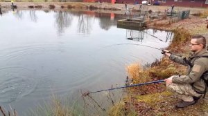 Ловим форель в декабре/Тест нового форелевого пруда