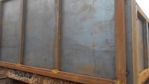 Сделали и установили самодельные борта на полуприцепе нефаз.