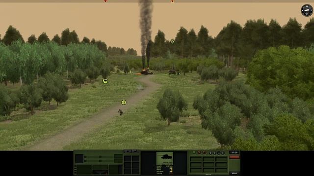 Combat Mission Red Thunder: Третий Рейх - Оборона дороги на Минск смотреть онлайн