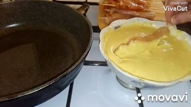 Куриное филе на шпажках.Рецепт сочной курочки