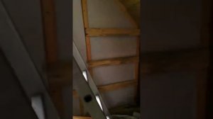 Монсарда двухскатная с пароизоляцией Изоспан АМ через контрореикой с ватой Роклайт 5 см в два слоя