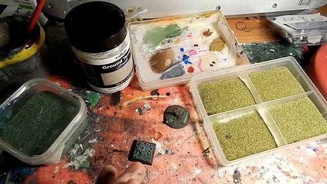 ИЗИ ДЖУНГЛИ, ТЁМНЫЙ ЛЕС, МОХ - ОФОРМЛЕНИЕ БАЗ ДЛЯ МИНИАТЮР