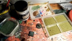 ИЗИ ДЖУНГЛИ, ТЁМНЫЙ ЛЕС, МОХ - ОФОРМЛЕНИЕ БАЗ ДЛЯ МИНИАТЮР
