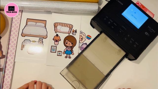 Тока бока,распечатка персонажей и аксессуар… смотреть онлайн