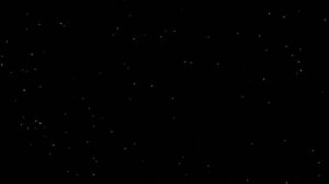 Видео фон звездного ночного неба. Яркие звезды и планеты,  летящие на встречу, на черном небосклоне