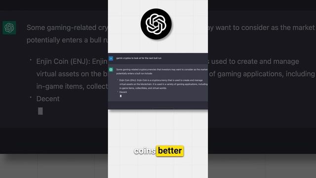 CHAT GPT Finds The ONLY Gaming Coins You Will Need in 2023