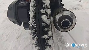 Снегоход из скутера 2