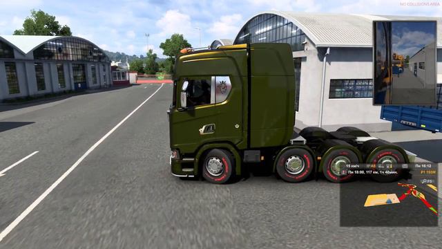 Euro Truck Simulator 2 возим негабарит